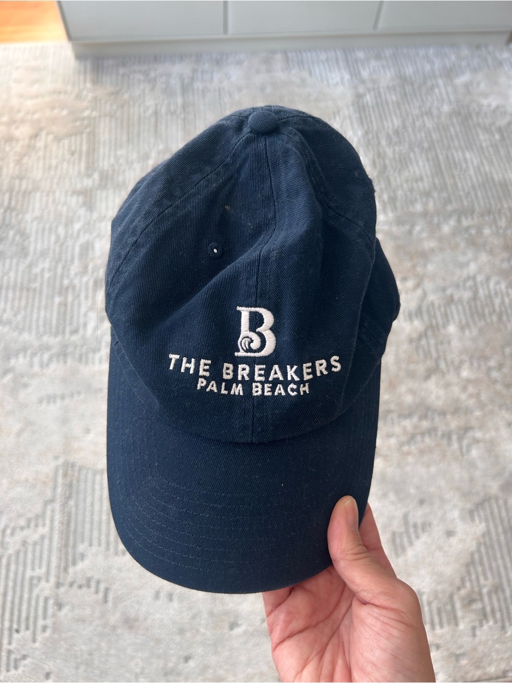 The Breakers Palm Beach Navy Logo Baseball Cap
